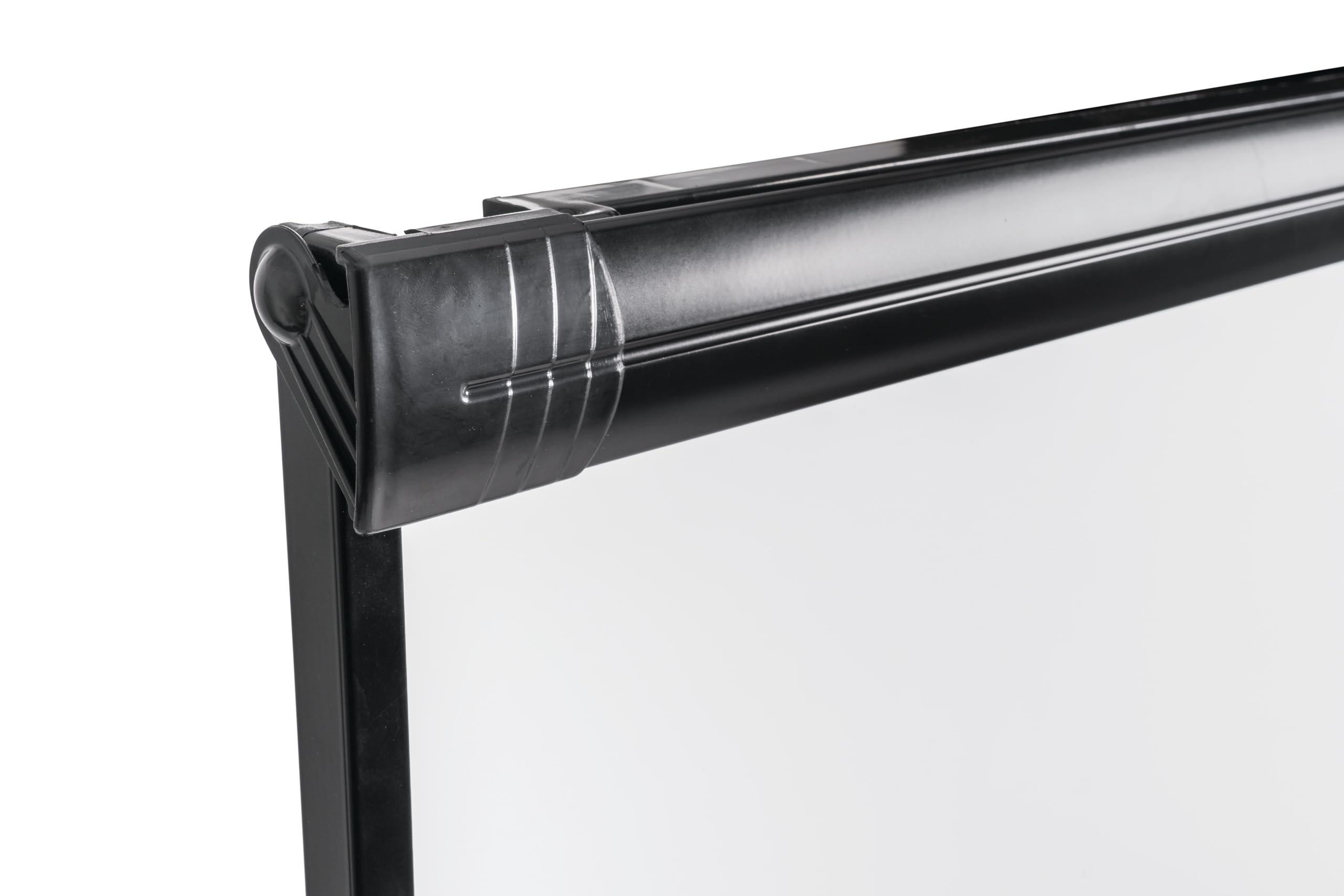 Bi-Office Classic - Mobile Flipchart mit Maya Aluminiumrahmen, Schwarz, 70x100 cm
