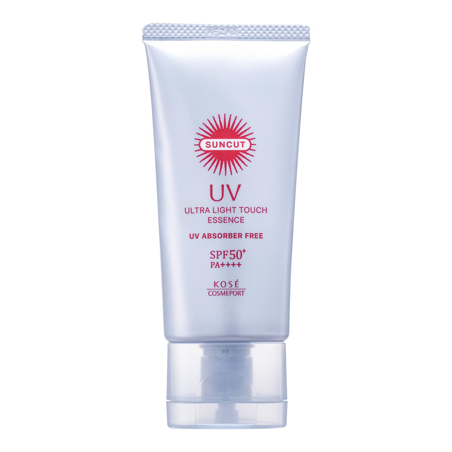 SUNCUT Ultra Light Touch UV Essence 50 g, SPF50 + PA++++ - Sunscreen giapponese per viso e corpo, impermeabile, assorbitore UV non chimico, senza alcool, base leggera