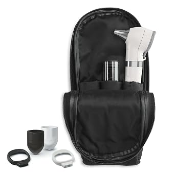 OTICA We|ch A||yn Pocket Plus LED Otoscope Fiber Optic Professional Otoscope with AA Battery Handle 22880 White