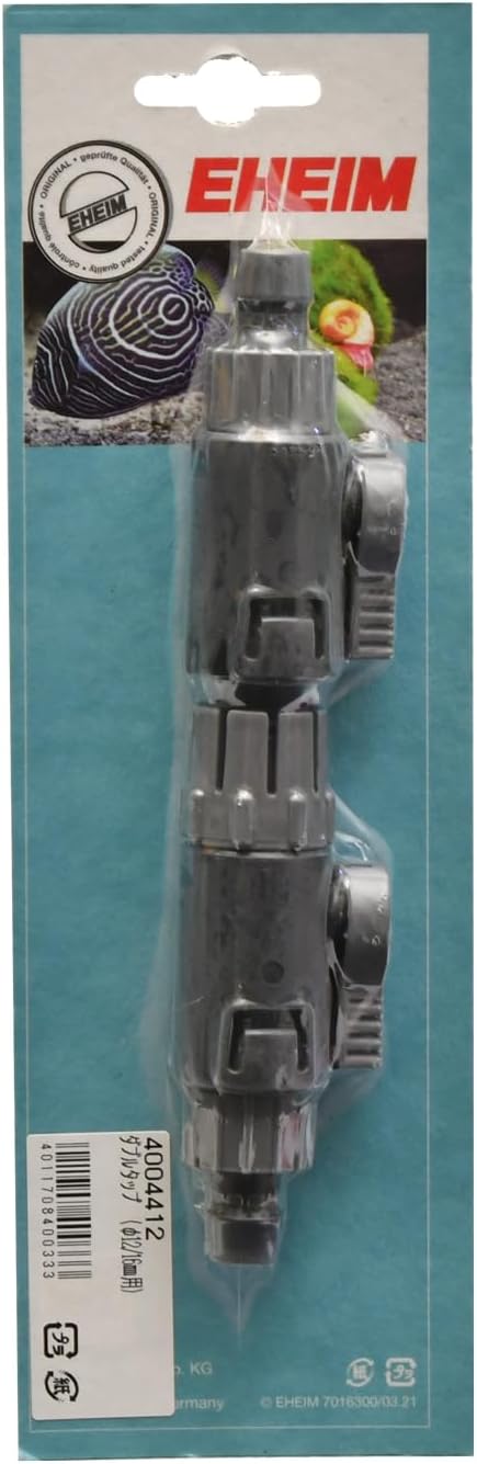 Eheim Double Tap With Quick Disconnect Coupling 12/16 [Misc.]