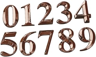 House Number Sign 10pcs Apartment Door Number 3d Door Number Sticker Antique Mailbox Number House Number Signboard Doorplate Figure The Sign Room Gate Number