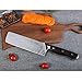 WALLOP Damascus Nakiri Knife - Japanese AUS-8 Stainless Steel Usuba Knife - Solar Pattern Well Balance Vegetable Salad Chopper Cutter Meat Cleaver Kitchen Knife - Ergonomic Full Tang G10 Handle - 7''