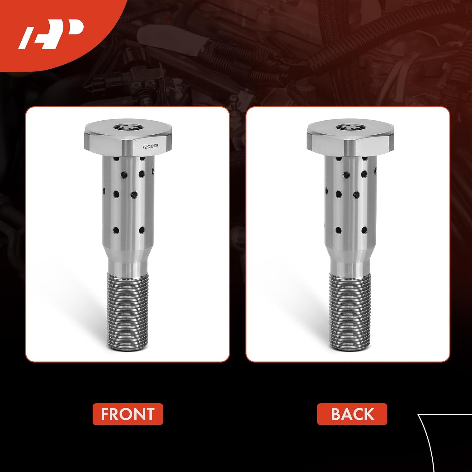 A-Premium 2-PC Intake & Exhaust Engine Variable Valve Timing (VVT) Solenoid Compatible with Ram 1500 & Jeep Grand Cherokee, Wrangler, Cherokee & Dodge Grand Caravan, Charger, Journey & Chrysler 200