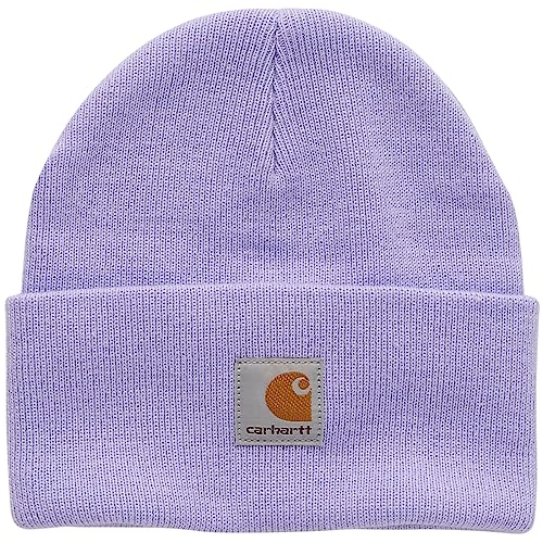 Image of Carhartt Youth Knit Beanie Cuff Hat, Lavender, One Size