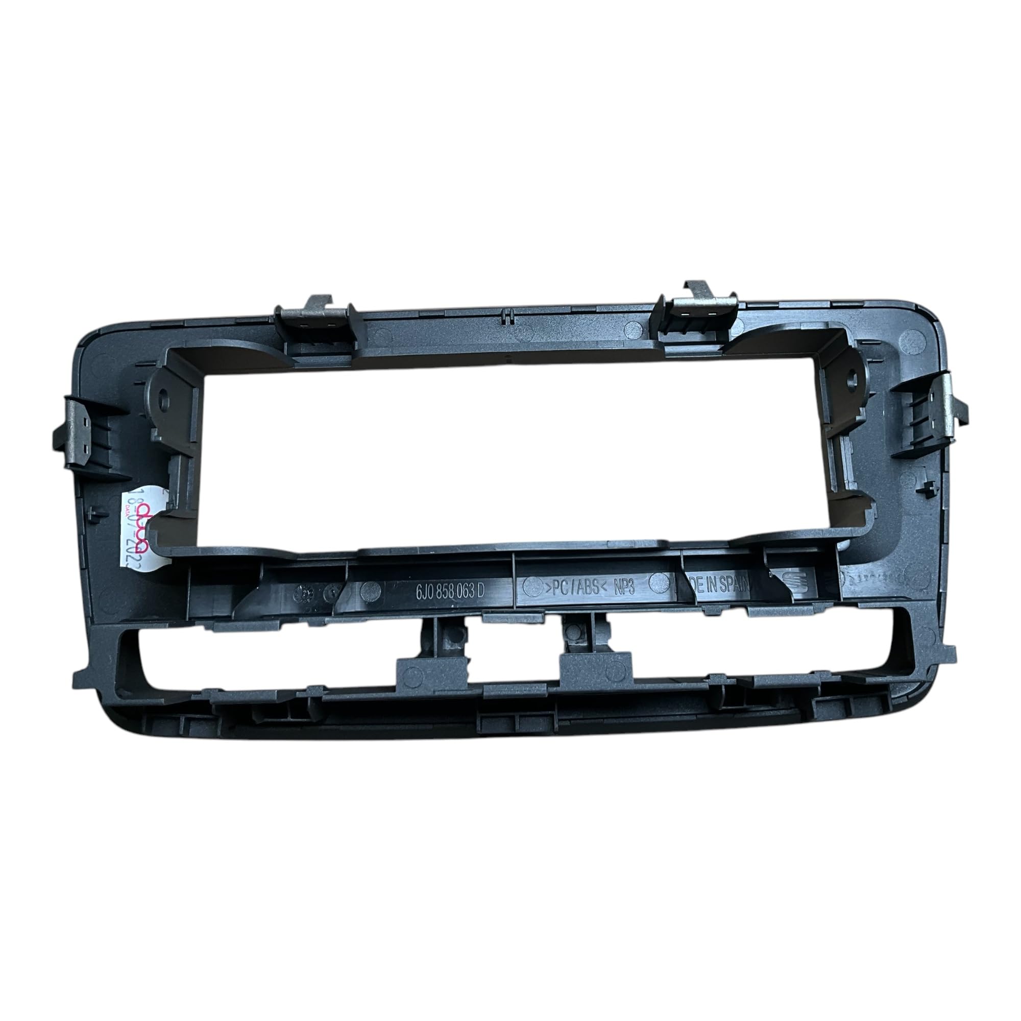 Seat 6J0858061BAN1 Blende Radioschacht DIN Halterahmen Radioblende schwarz