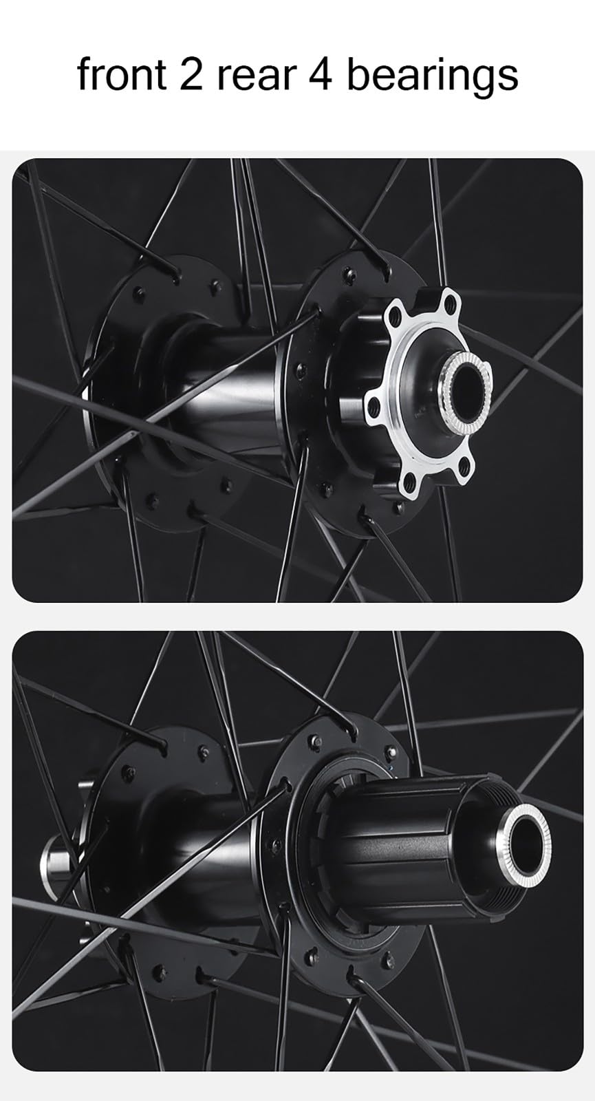 Fahrradlaufräder 700C Carbonfaser Rennradlaufradsatz 6 Speichen Offene Felge Bremsen Rennlaufradsatz für Rennräder Geeignet (A-700C)