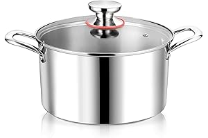 P&P CHEF 4 Quart Stockpot with Lid