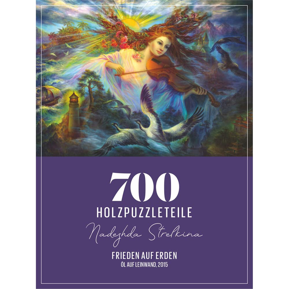 DaVICI Premium Holzpuzzle Frieden auf Erden