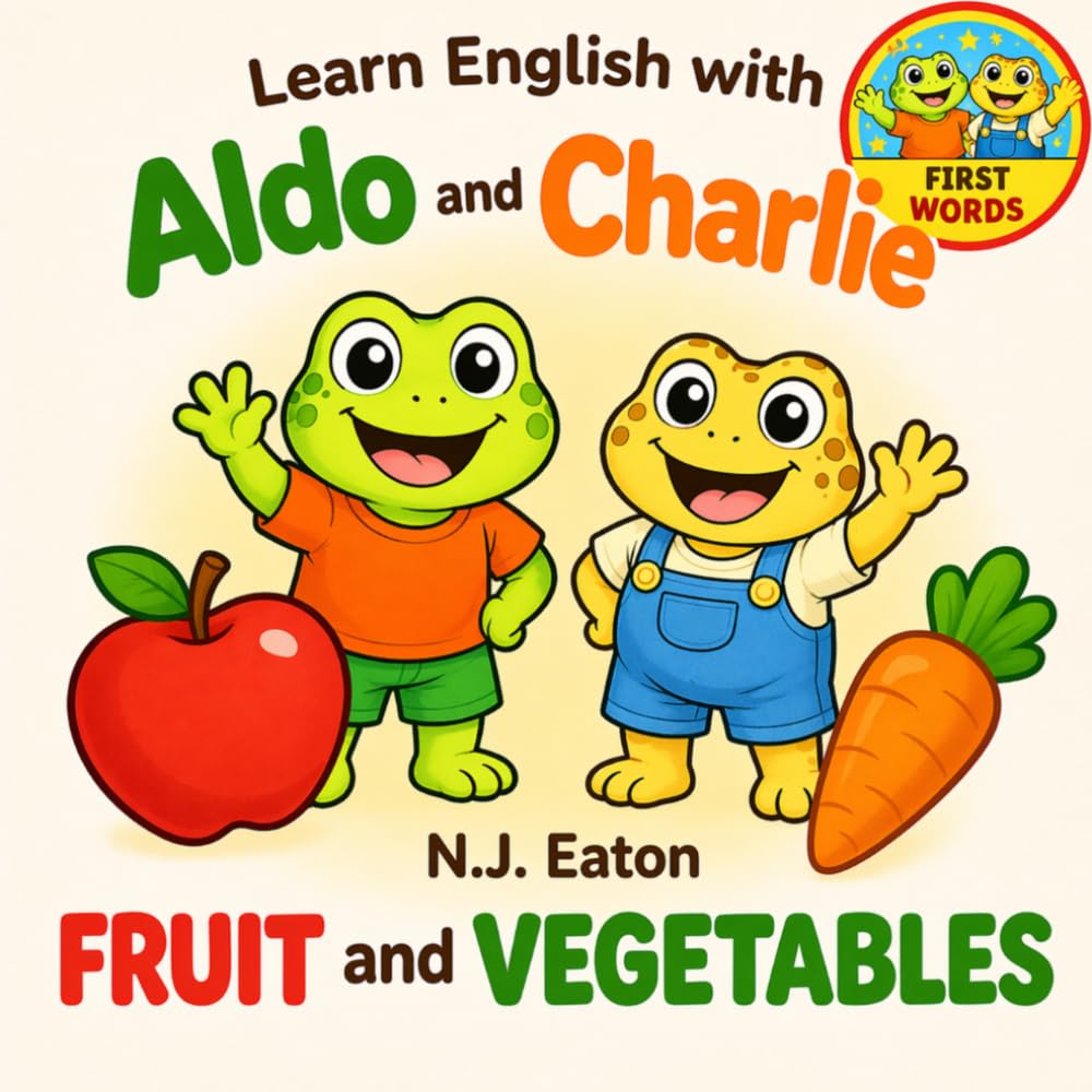 Learn English With Aldo And Charlie - First Words: Fruit and Vegetables