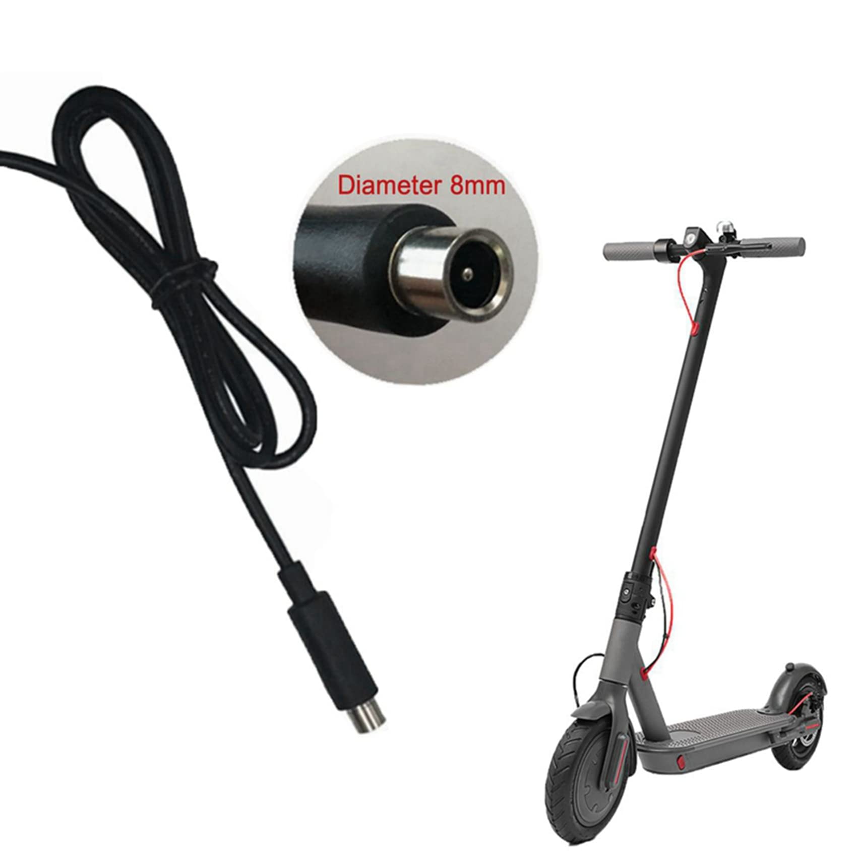 100 Pièces Séries ÉLectrique Scooter Ligne 42 V 2A Chargeur Accessoires Cordon d'alimentation Câble de Charge Adaptateur d'alimentation Char pour M365