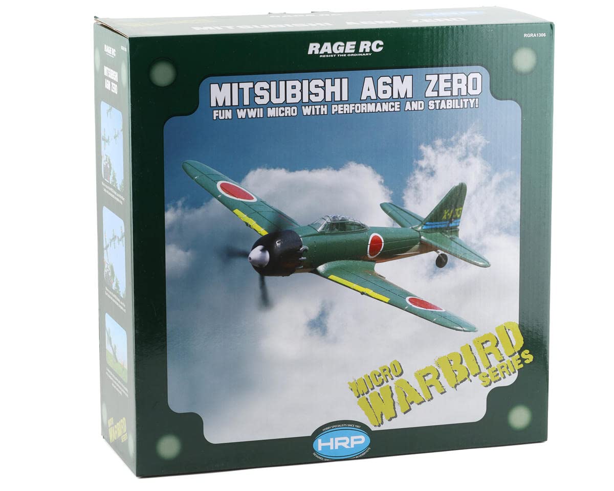 Amazon.com: Rage RC A1306 Mitsubushi A6m Zero Micro Rtf Airplane W