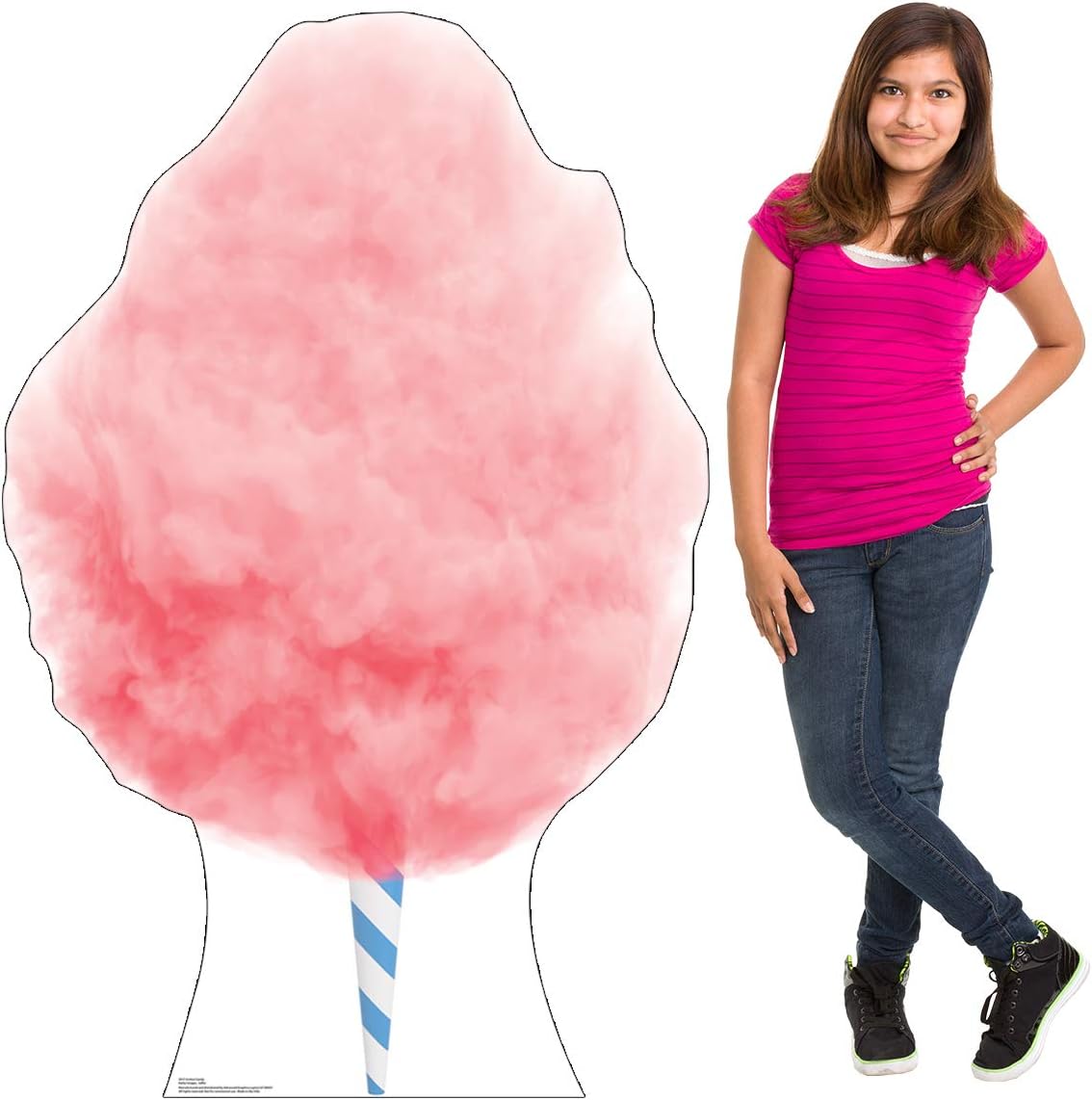 Cardboard People Cotton Candy Life Size Cardboard Cutout Standup