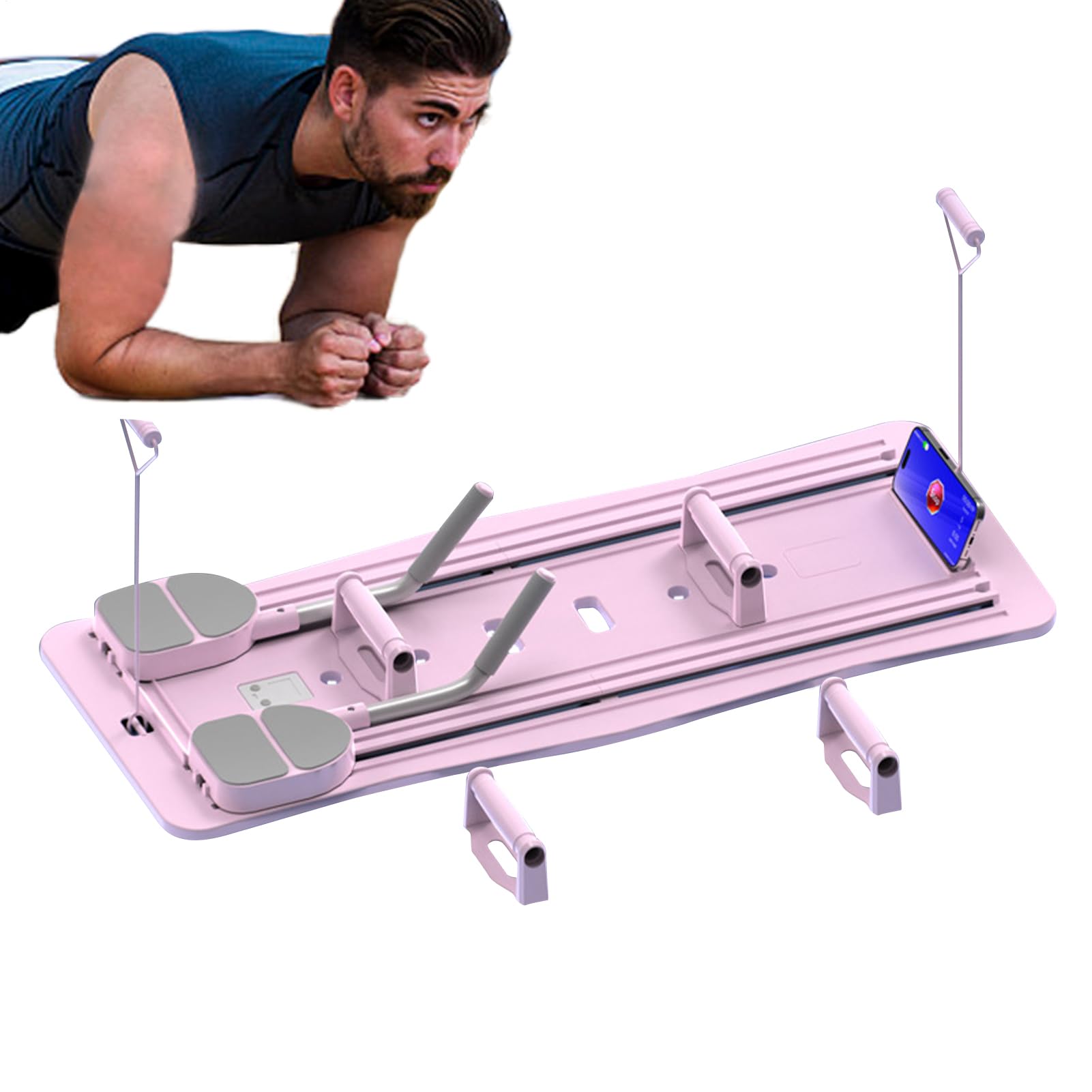 Tavola Addominale multifunzionale, Tavola Pieghevole Pilates Riformer,Consiglio del riformatore | Attrezzature per l'allenamento di base e multiuso a casa per realizzare un eccellente e