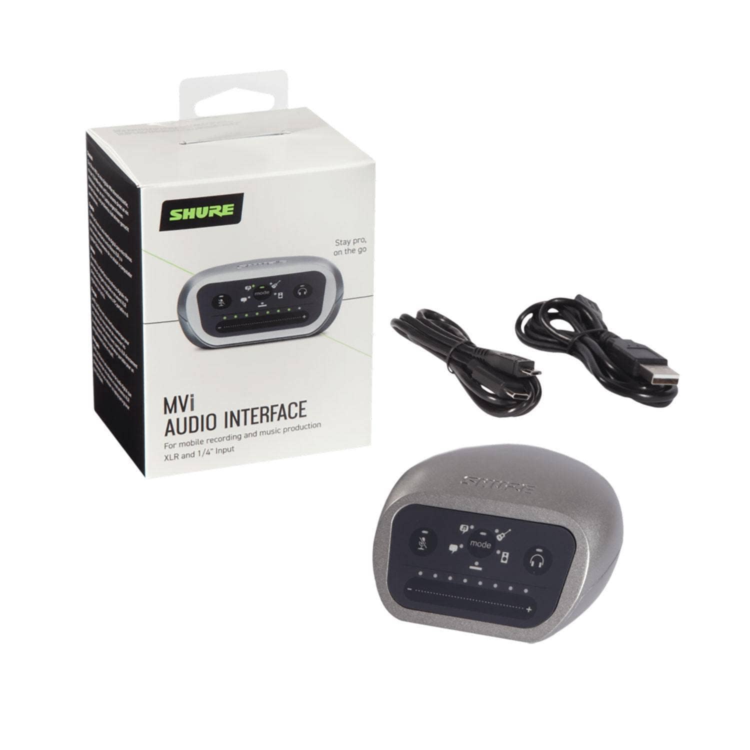 Shure MVi デジタル・オーディオ・インターフェース MVi - Digital Audio Interface - Shure USA