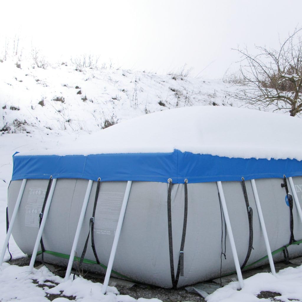 Rothschenk CoverMio XXL Poolkissen Eckig | Luftkissen Winter | Poolpolster für winterfeste Poolabdeckung | Aufblasbare Winterkissen Überwinterung für Pool | Kissen für Pool (2 x 2,5 m)