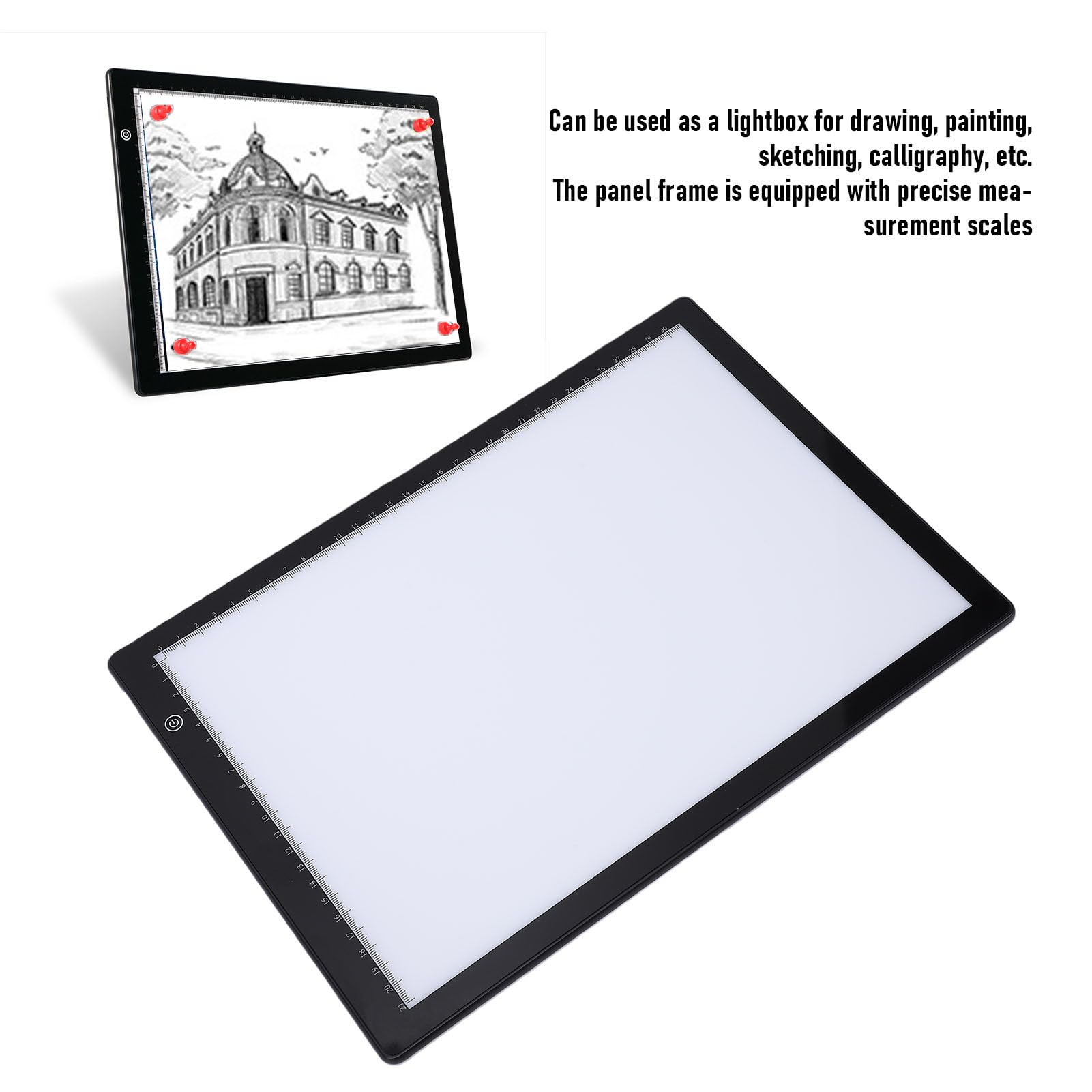 Bewinner Tavolo Luminoso per la Visualizzazione di Diapositive a LED in Formato con Regolazione della luminosità a 3 Livelli, Pannello Luminoso Ultrasottile per la Digitalizzazione