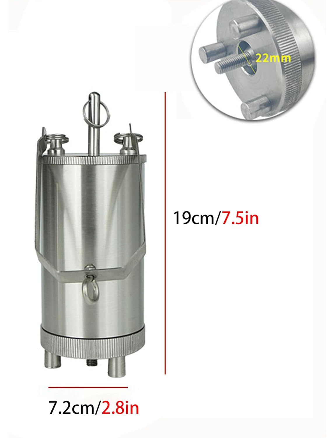 Stainless Steel Oil Bottom Sampler & Liquid Sampler, Professional Oil Sample Kit (300/500/1000ml) for Industry & Lab(0.08gal/300ml)