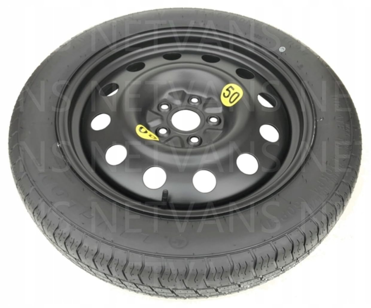 Kit de Roue de Secours 18" compatible avec Nissan Qashqai E-Power avec Cric, Clé, Gants et Housse