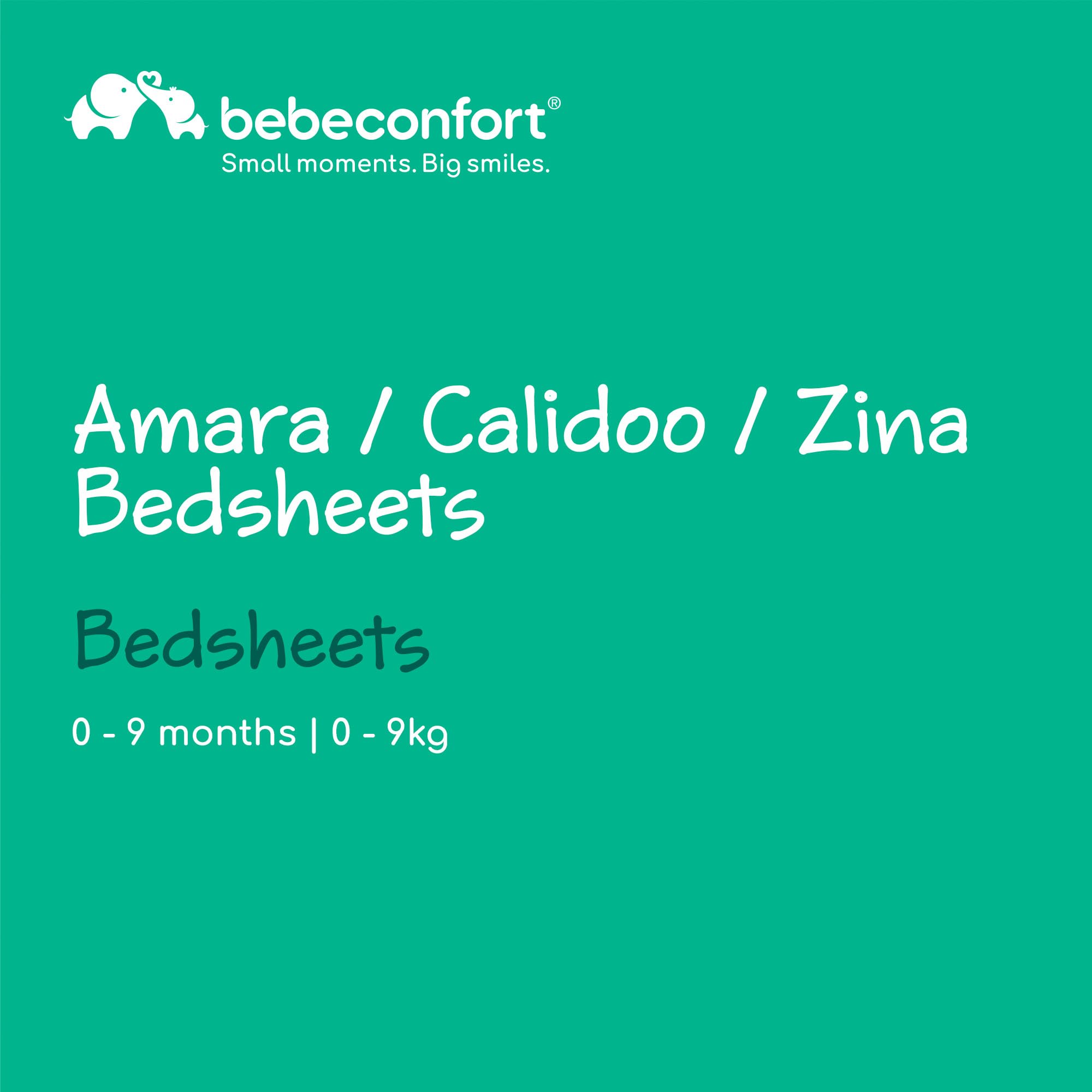 Bebeconfort Bedsheets for Amara Calidoo, and Zina co-Sleepers and bassinets (2X Pack), White - Image 2