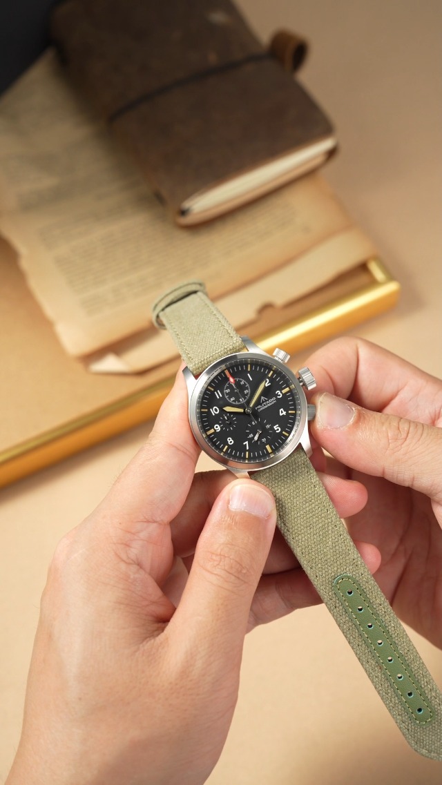 Amazon.com: TACTICAL FROG Militado 39mm Military Chronograph Watch