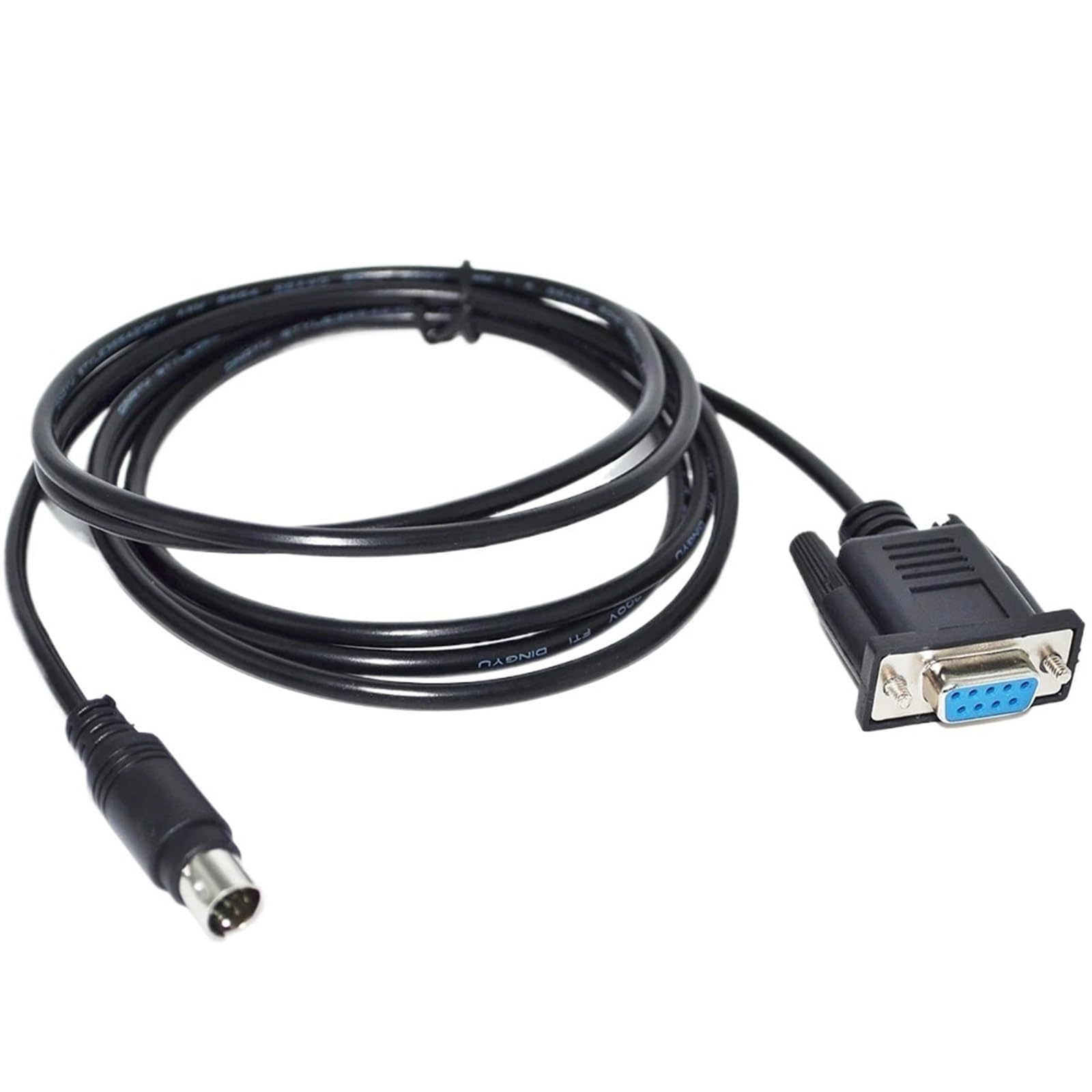 Cavo di programmazione da RS232 DB9 D-SUB9PIN femmina a MINI DIN 8P MD8PIN maschio (1,8 m)