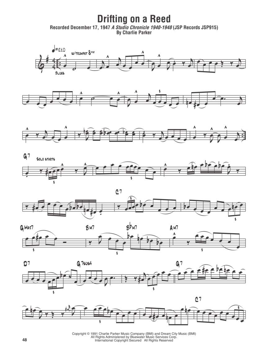 Charlie Parker Omnibook: For E-flat Instruments, Transcribed Exactly From his Recorded Solos