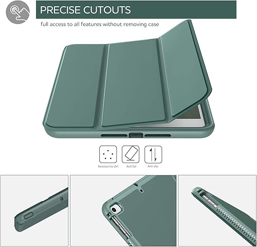 Miniatura 6 de SURITCH Funda para iPad Mini 4iPad Mini 5, Protector de pantalla integradoEncendidoapagado automáticoSoporte para lápicesFunda de piel ligera con