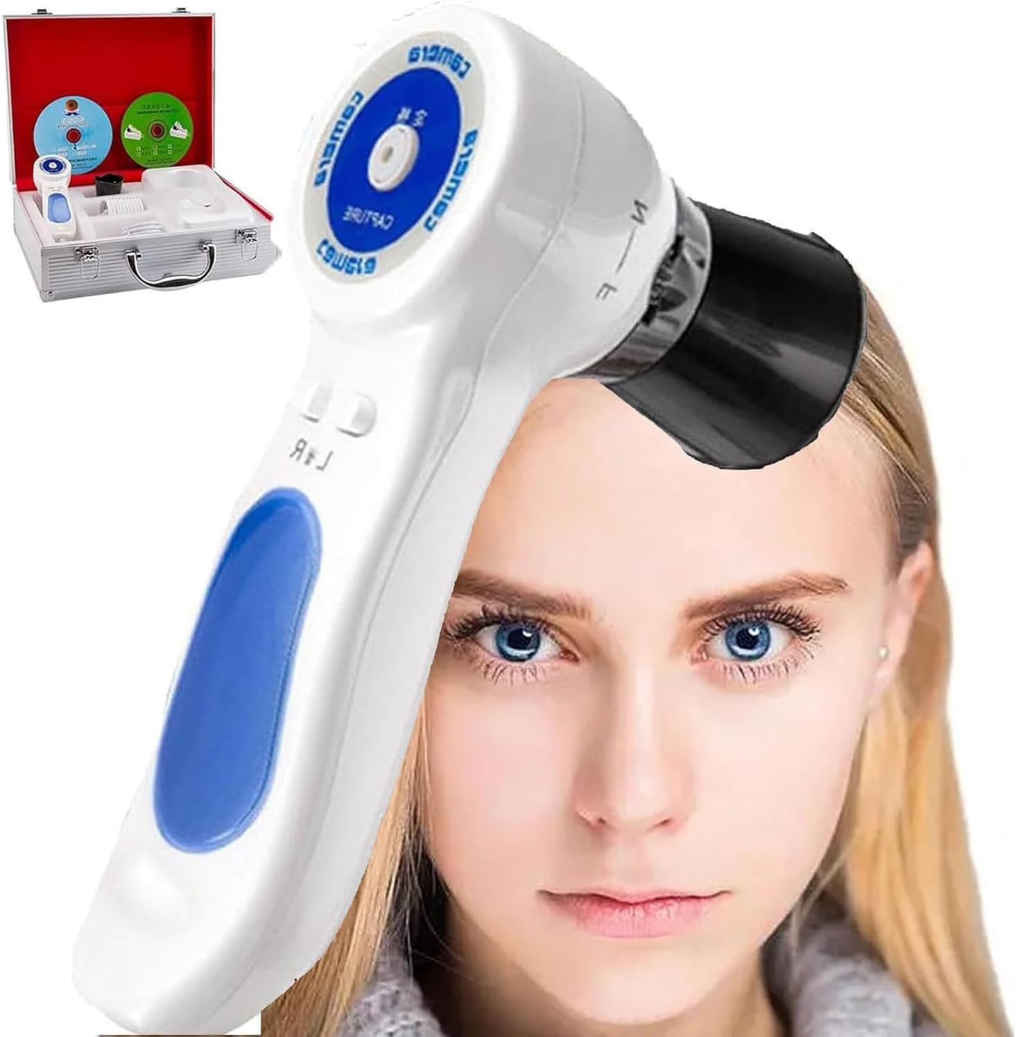 Multi-Function Iris Analyzer Iridology Camera, Usb Computer-Specific Iris Analysis Camera, Iris Eye Detector HD 13 Million Pixels + Iris Analysis Software, for Beauty Salon, Spa