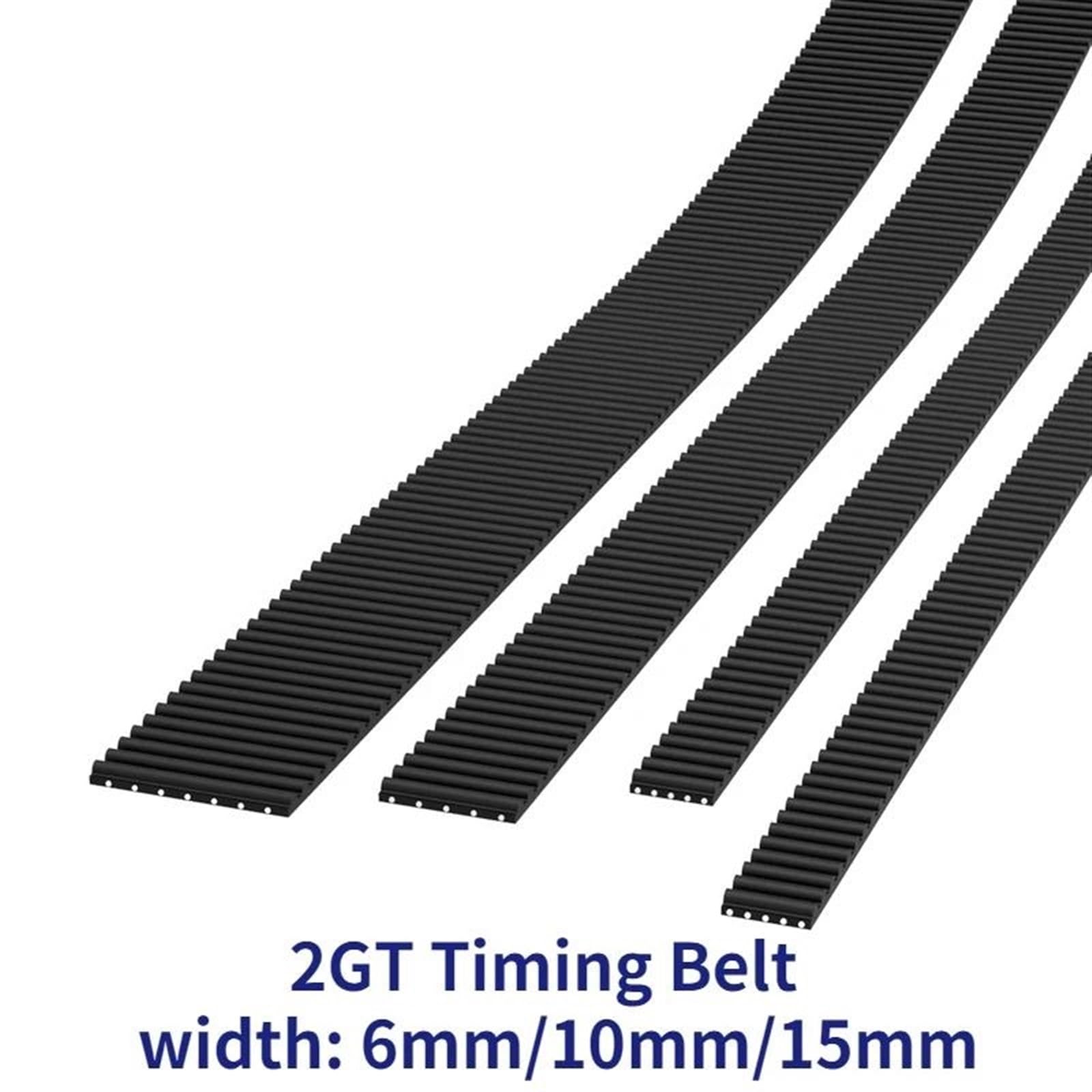 Übertragungsriemen Für 3D-Drucker GT2-6mm / 10mm Offener Zahnriemen 5m/10m//20m/50m/lot GT2 Riemen Gummi Aramidfaser Auf Länge Keilriemen(10M,GT2-15mm)