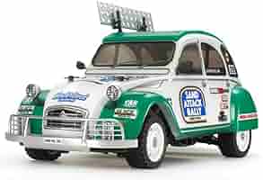 タミヤRCカー★シトロエン タミヤ、ラリーカー風に仕上げた「シトロエン2CV」1/10電動RC
