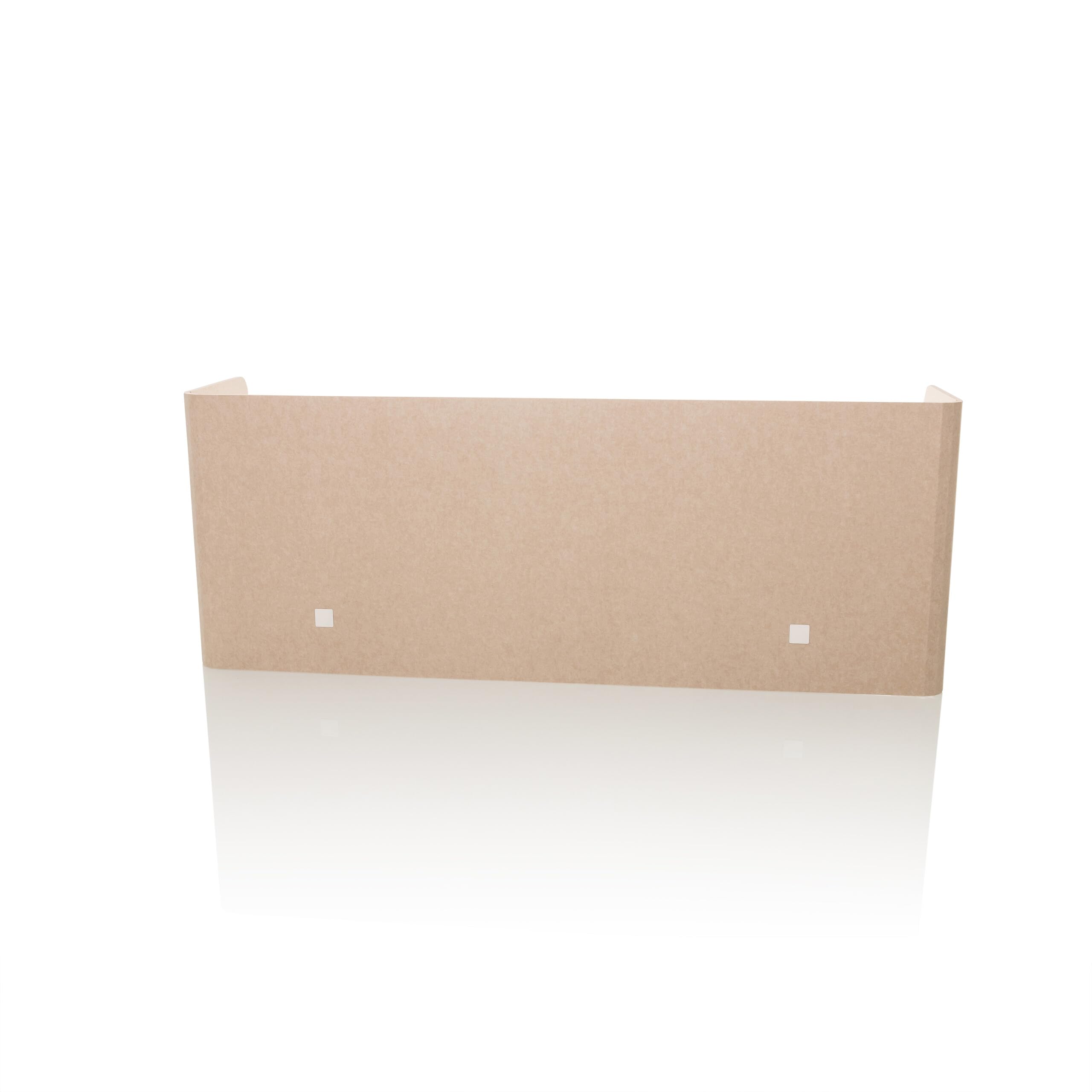 HJH Office Parete divisoria Acustica per scrivania FLEXMIUT U Schermo Privacy Utilizzabile Come Parete divisoria angolare o Frontale, Grigio