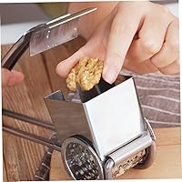 Vista 2 de Rallador de queso giratorio de acero inoxidable - giratorio y de mano - Chocolate de manivela a mano