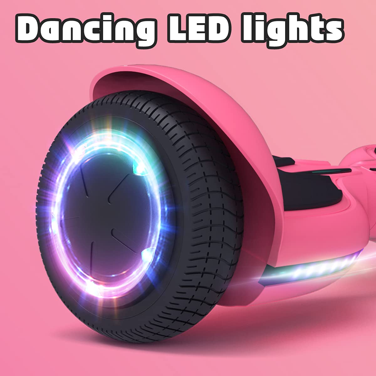 TOMOLOO Hover Boards for Kids, Hoverboards Bluetooth and LED Lights