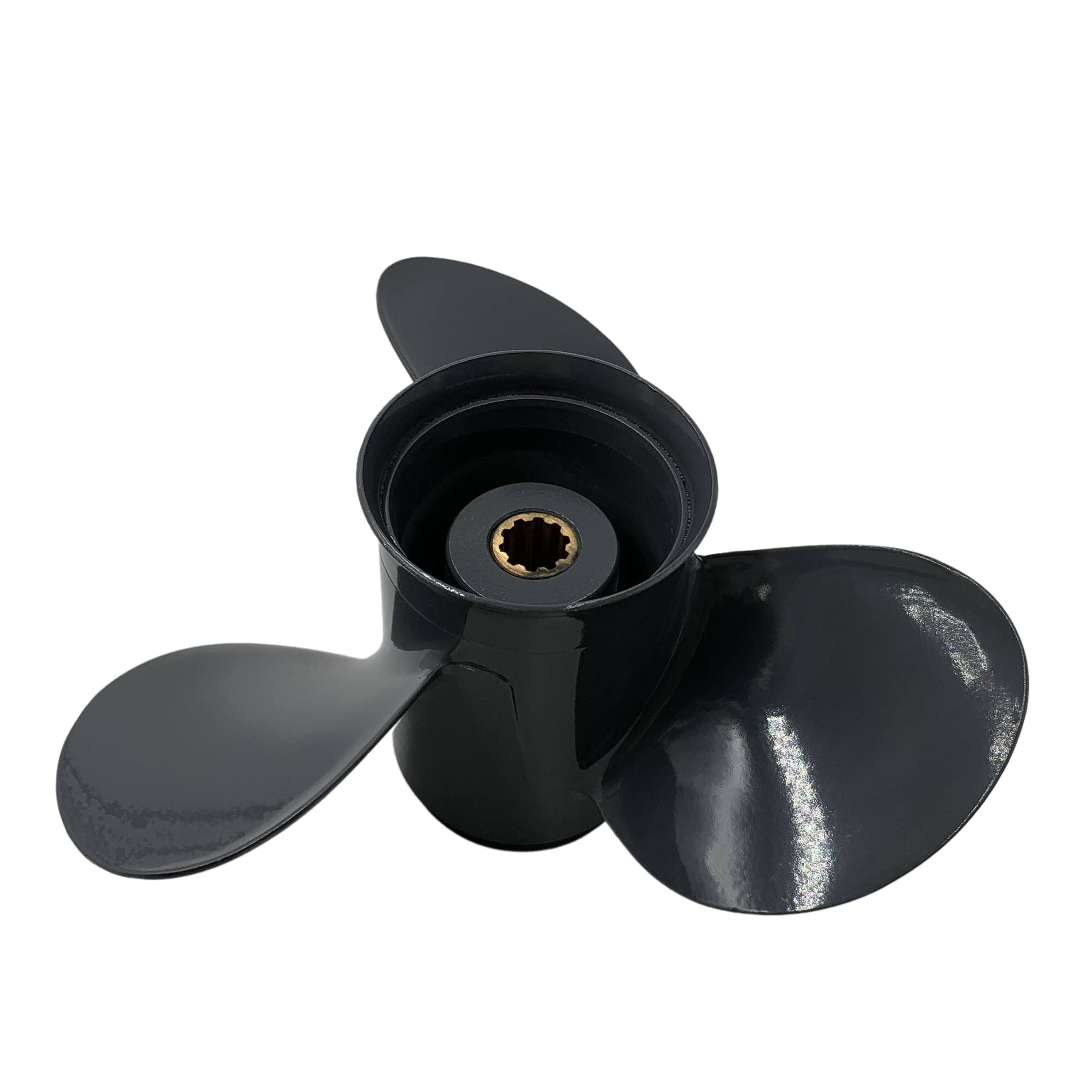 SLEIPNIR Bootspropeller 9 7/8x10 für Honda Außenborder 25-30PS Aluminium 10 Zähne OEM NO:58130-ZW2-F21ZA 9.9x10