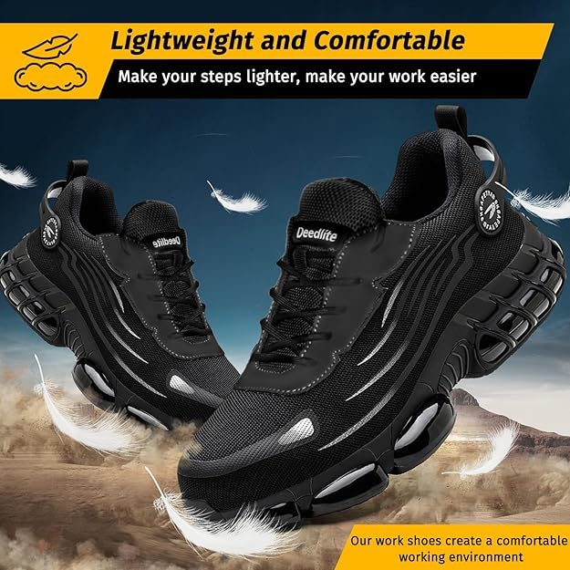 Ironstride Work Shoes for Men & Women | Slip Resistant Steel Toe Sneakers | Lightweight Puncture Proof Safety Shoes2