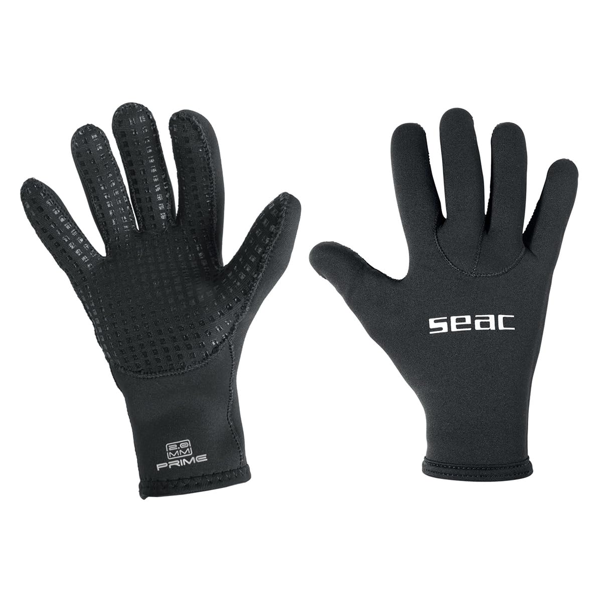 Seac Prime, 2 mm Neopren-Tauchhandschuhe, nylongefüttert, rutschfeste Handfläche