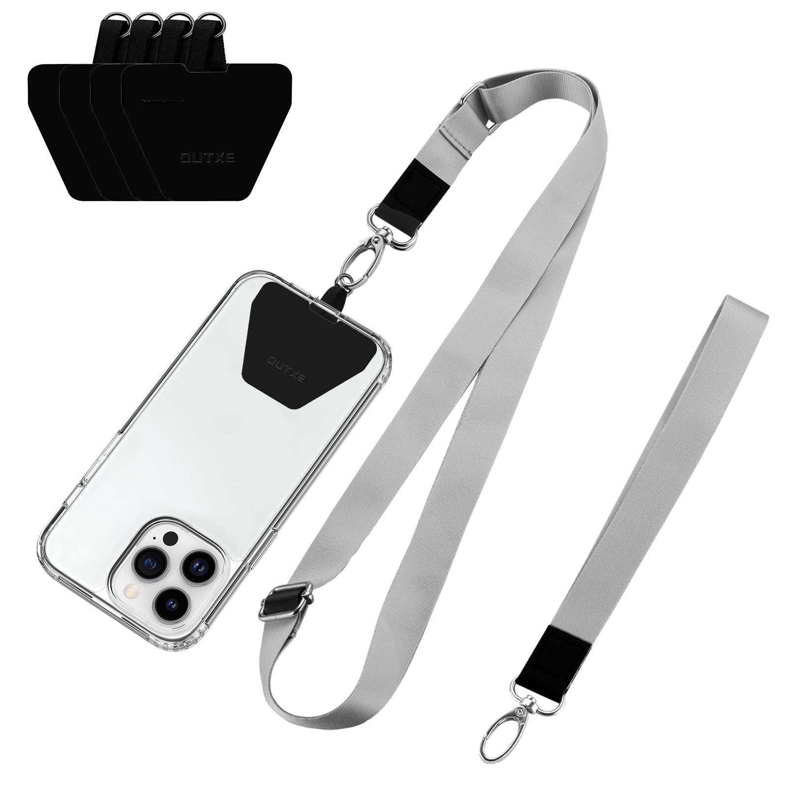 Amazon.com: OUTXE Phone Lanyard - 4× Pads, 1× Adjustable Neck