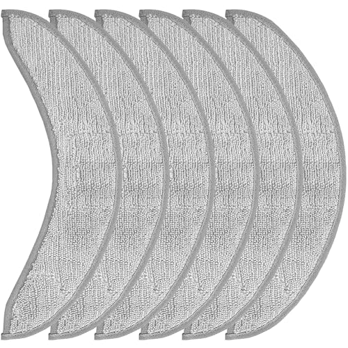 TIPOPOM 6 Pack Mop Pads Compatible with i-Robot Roomba Combo J7+ J9+ Robot Vacuum Replacement Mopping Pads Accessory Parts