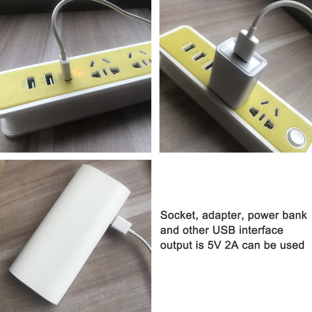 Zasilanie bateryjne, powerbank zasilany USB mini mały wentylator sufitowy cichy kemping opcjonalny czas, prędkość, piesze wycieczki, przerwy (wentylator sufitowy USB (przełącznik))