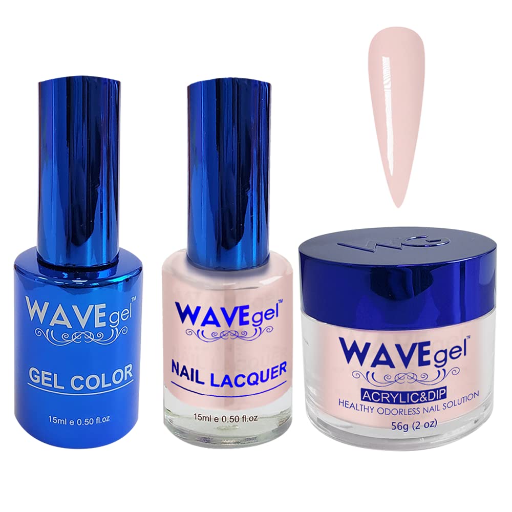 WAVEGEL Soak-Off Gel, Nail Lacquer & Acrylic/Dip Powder Matching Set - Royal Collection - #008 Danish Royalty