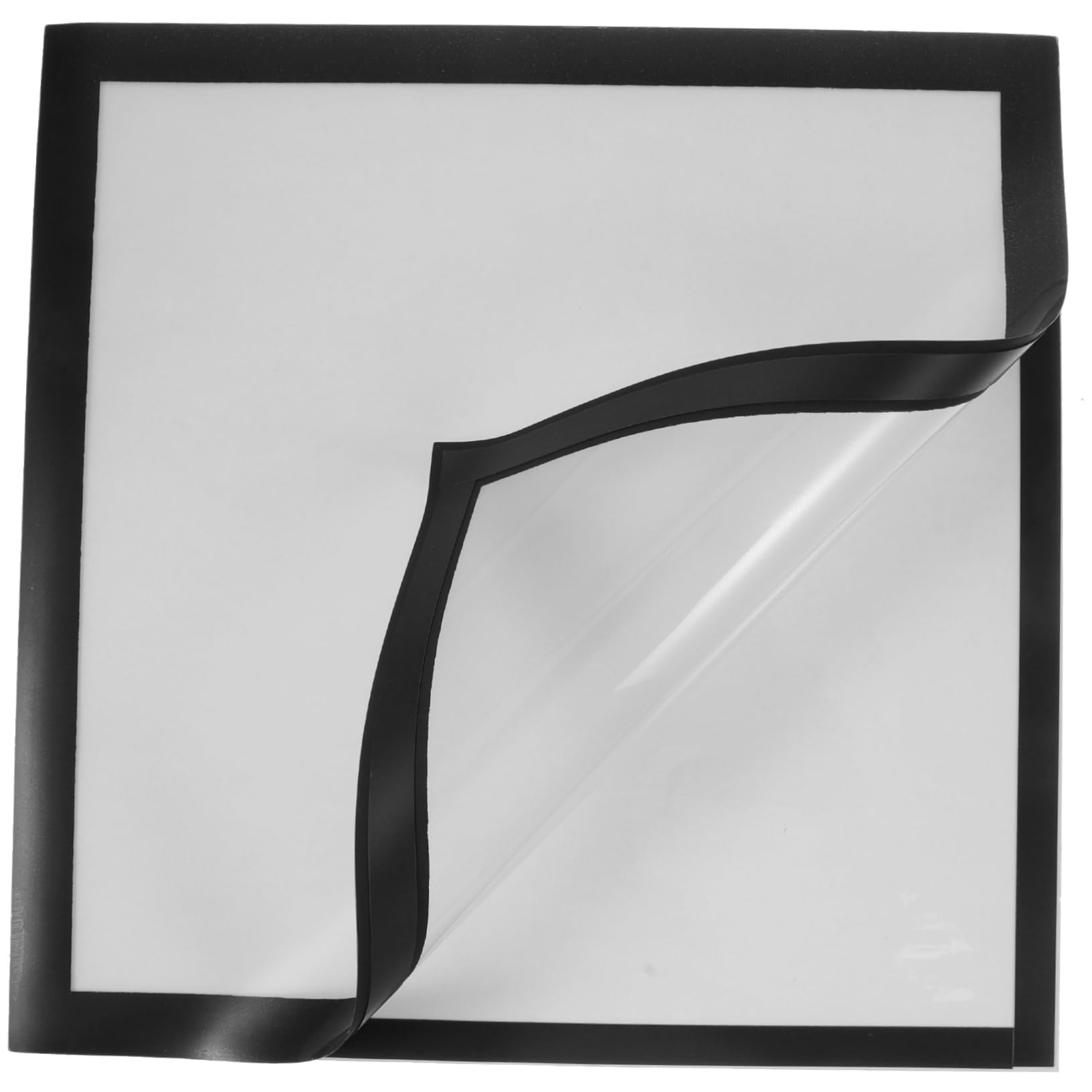 ARTIBETTER 25x25cm Magnetic Diamond Frame 10x10 Inch Black Magnetic Picture Decor