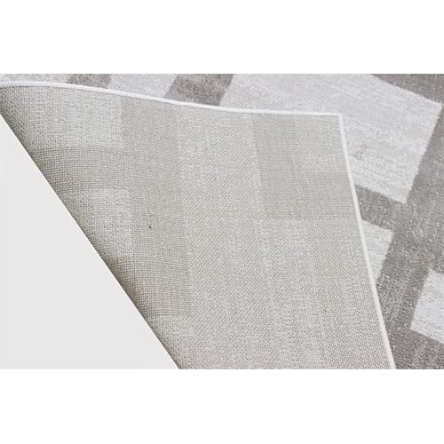 Bashian Collection Area Rug - Luxury Power Loom Polypropylene - Home Decor For Runner Rug, Entryway Rug, Living Room Rugs, 7'6" X 9'6", Ivory/Beige #TOP3