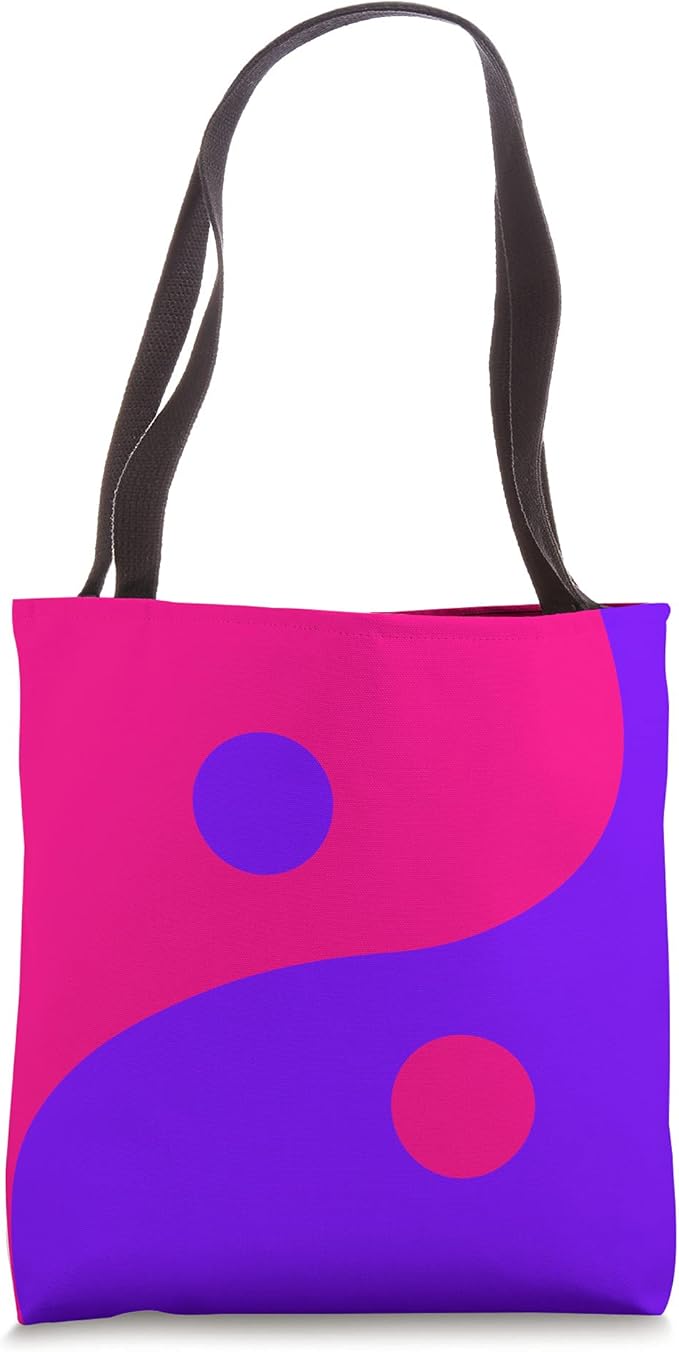 bright pink tote bag