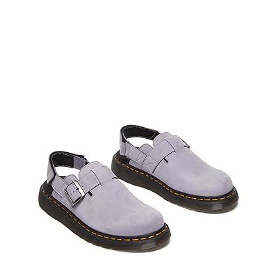 Dr. Martens Jorge II Leather Slingback Mules Lace up Boots Lavender Frost