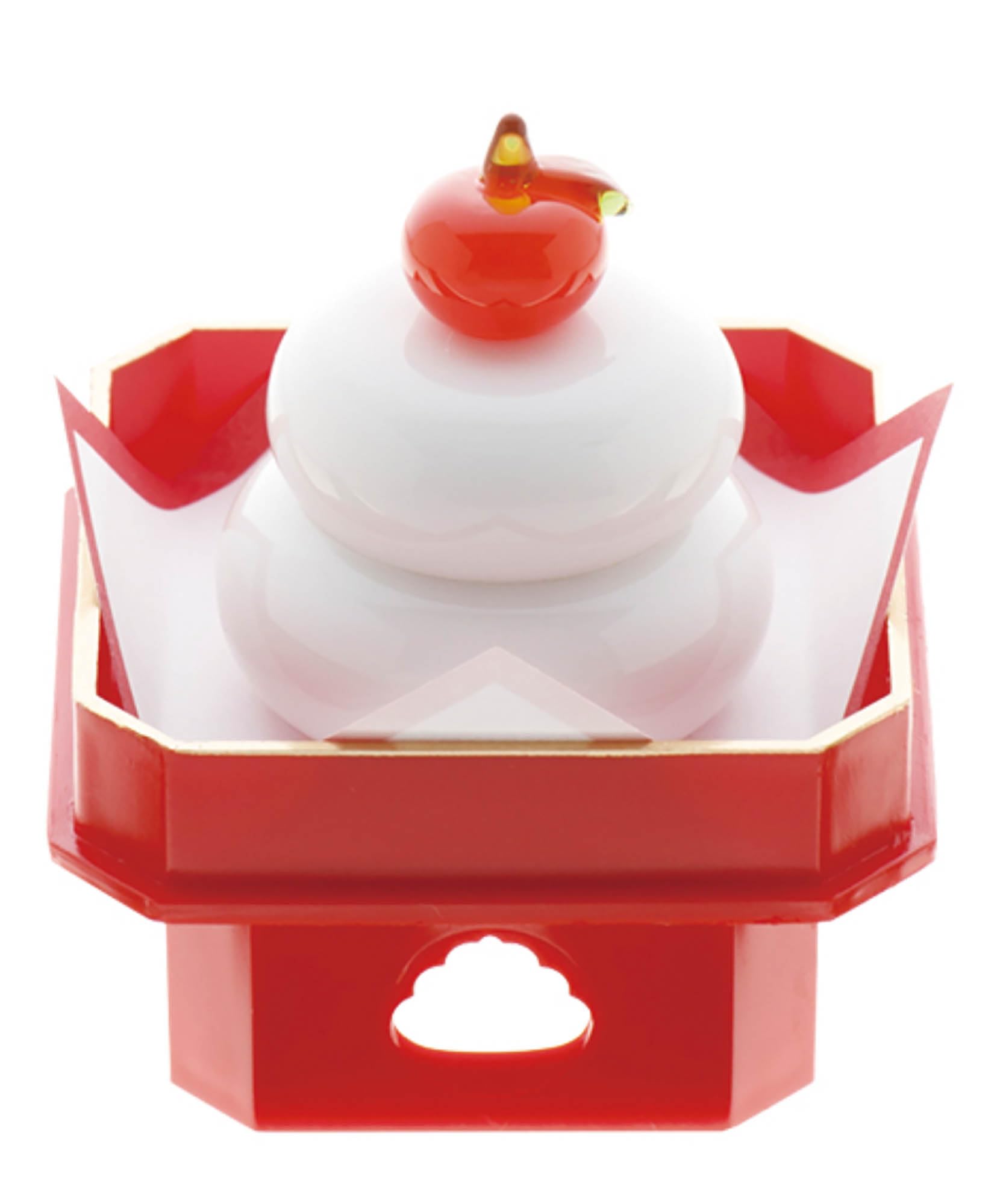 Kyoto Kurochiku Glass Kagami Mochi Mini New Year Decoration Ornament