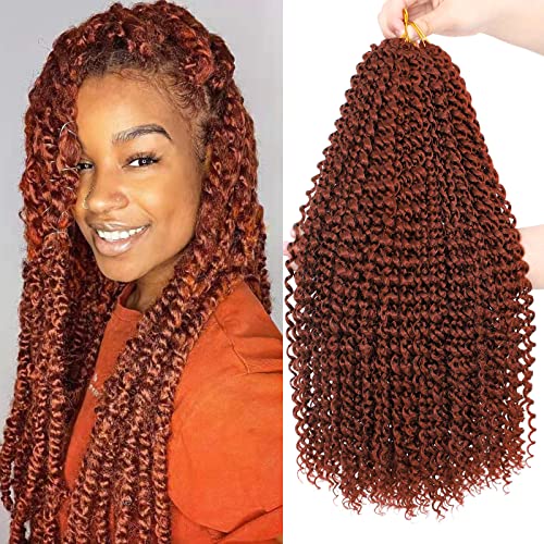 Dansama Passion Twist Hair Water Wave Braiding Hair for Butterfly Style Crochet Braids Bohemian Hair Extensions (18inch, 350, Economy Pack)