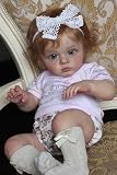 iCradle Reborn Baby Dolls Realistic Silicone Vinyl Toddler Vinyl Pink Outfit 23 Inch Tutti Lifelike