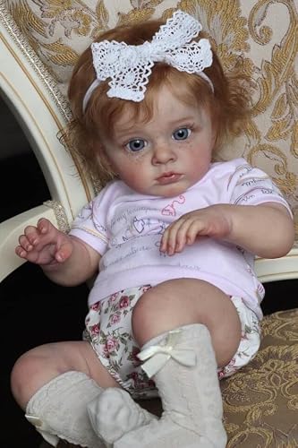 Icradle Reborn Baby Dolls Realistic Silicone Vinyl Toddler Vinyl Pink Outfit 23 Inch Tutti Lifelike Newborn Babies Toys For Kids Birthday Gift #TOP26