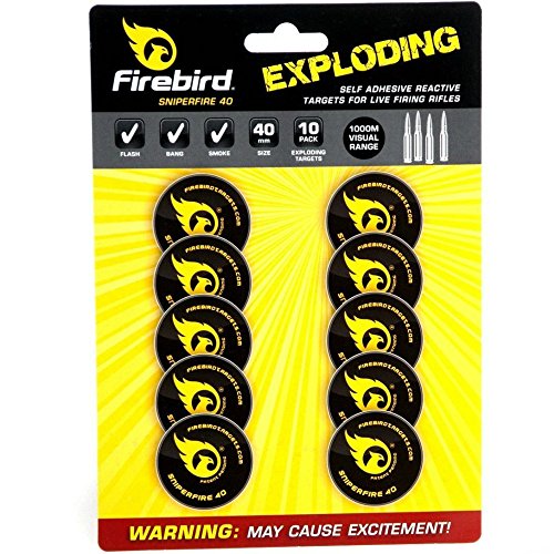 Firebird - Cibles de tir explosives pour tireur délite - 40 mm