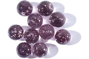 Glow-in-the-Dark Purple Glass Marbles: Luminous Delights for Kids' Play and Creative Decor